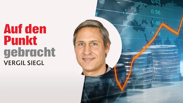 Analysiert für die „Krone“: Wirtschaftsredakteur Vergil Siegl