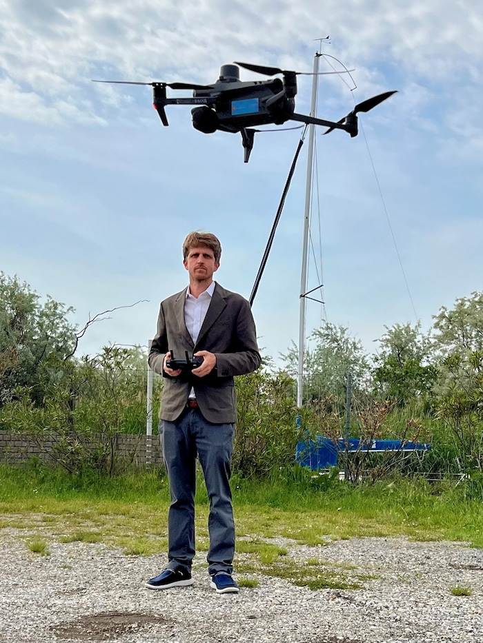 180 Quadratkilometer Schilf wird diese Drohne abfliegen.