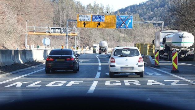 Der Autobahnbereich Klagenfurt West ist am Donnerstag freigegeben worden.