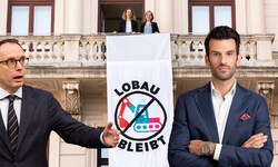Gewessler legte den Lobautunnel auf Eis. Landbauer (FPÖ) und Ottenschläger (ÖVP) üben beide ...