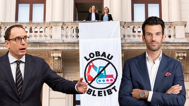 Gewessler legte den Lobautunnel auf Eis. Landbauer (FPÖ) und Ottenschläger (ÖVP) üben beide Kritik. Im Parlament wollen die Parteien der baldigen Grünen-Chefin Fragen stellen.