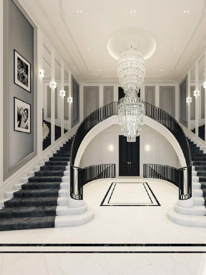 Entwurf einer Treppe für die Villa N in Innsbruck
