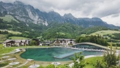 Der neue Spa-Bereich mit Teich und 50 Meter langem Pool wurde im April 2023 eröffnet. (Bild: EXPA/ JFK)