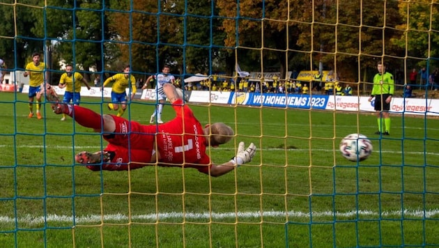 Beim Vfb Hohenems hütete André Breitfuss drei Jahre das Tor und begeisterte mit Top-Paraden.