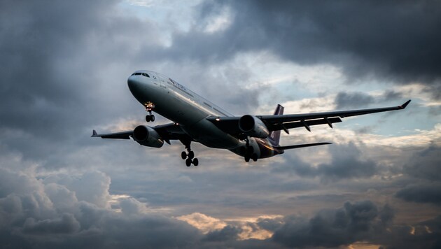 Das Flugzeug war innerhalb von Indien unterwegs. (Symbolbild)