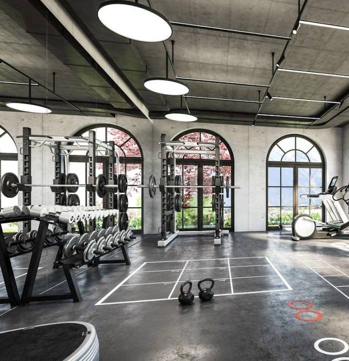 Entwurf eines Fitnessraums
