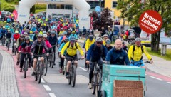Donnerstag Vormittag erfolgte der Start der zweiten Tagesetappe von Velovista in St. Kanzian.
