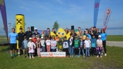 21 Sport- und Spielestationen waren für die Kinder aufgebaut worden.