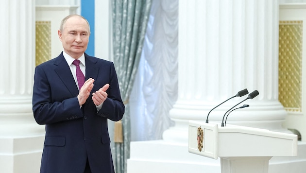 Der Kremlchef beansprucht das eroberte Gebiet für Russland.