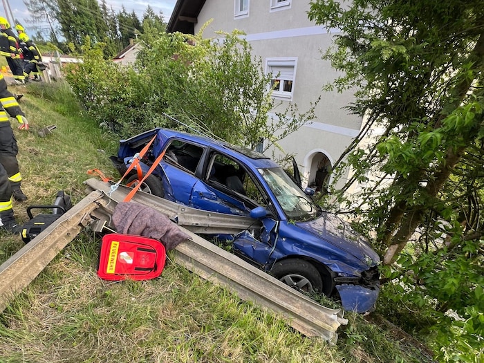 Der Wagen musste gesichert werden.