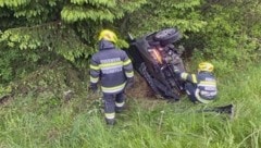 Das Bild lässt erahnen, wie heftig der Unfall war.  (Bild: Thomas Zeiler)