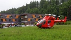 Der Rettungsheli wurden zum Glück nicht gebraucht.