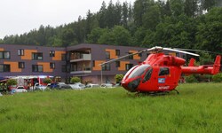 Der Rettungsheli wurden zum Glück nicht gebraucht.