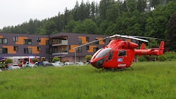 Der Rettungsheli wurden zum Glück nicht gebraucht.