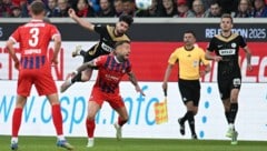 Viele heiße Spielszenen, aber keinen Sieger hat das Duell 1. FC Heidenheim gegen SV Elversberg ...