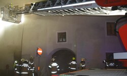 Der Einsatz fand inmitten der Halleiner Altstadt statt.