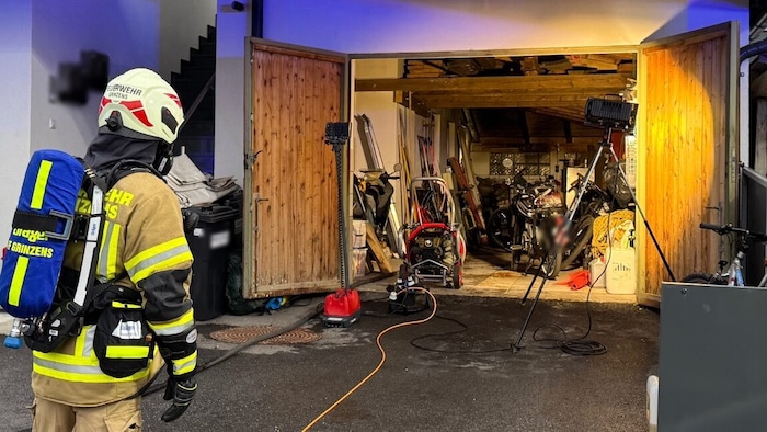 In dieser Garage kam es zum Zwischenfall.