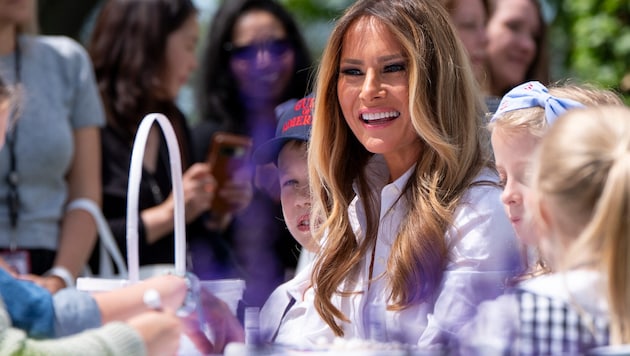 Melania Trump empfängt Kinder beim „Kids Day“ im Weißen Haus