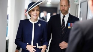Prinzessin Kate wird gemeinsam mit ihrem Mann Prinz William und dem Königspaar den französischen ...