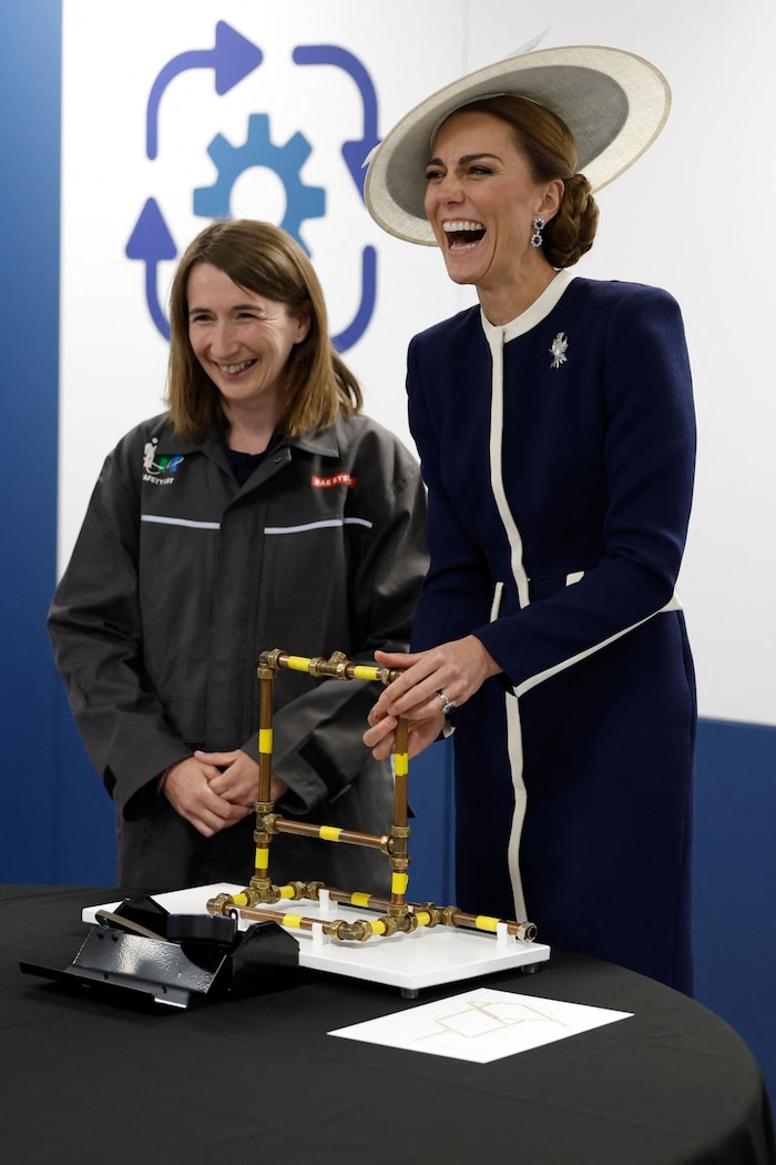 Kate hatte bei dem Termin sichtlich Spaß.