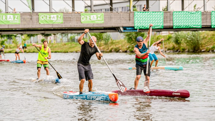 Egal ob Welt-Elite oder Anfänger: Die „Graz Riverdays“ bieten auch heuer wieder Erlebnisse am ...