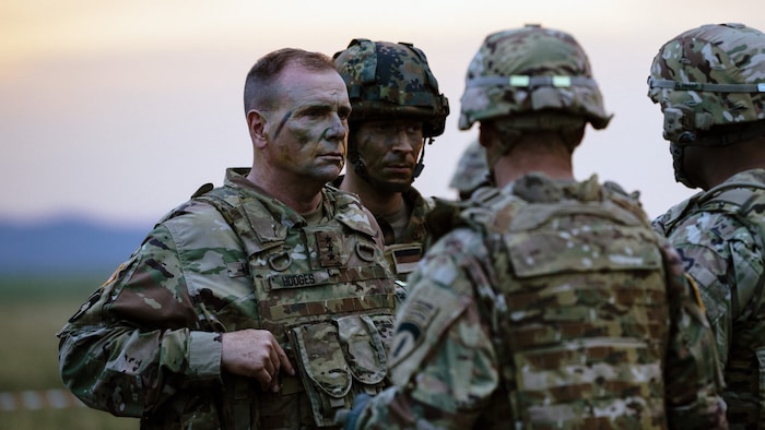 General Ben Hodges (l.) im Jahr 2017