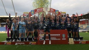 St. Pöltens Frauen spielen in Österreich in eigener Liga (Bild: Krone KREATIV/GEPA pictures)