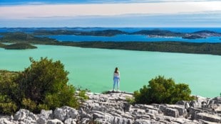 Ein Blick auf den Vrana-See