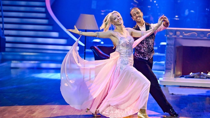 Simone Lugner und Danilo Campisi beim American Smooth