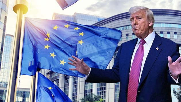 „Die Gespräche führten zu nichts“, so US-Präsident Donald Trump über Zoll-Debatten mit der Europäischen Union.