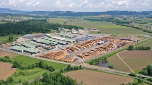 Das Werksgelände der Hasslacher Preding Holzindustrie umfasst gut sechs Hektar. 
