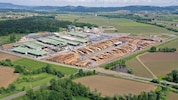 Das Werksgelände der Hasslacher Preding Holzindustrie umfasst gut sechs Hektar. 