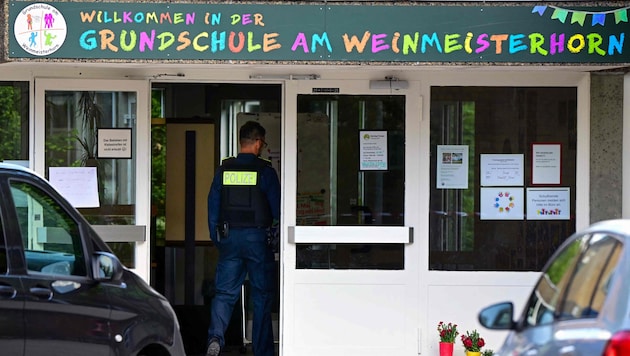 An einer Berliner Volksschule ereignete sich die Bluttat am Donnerstag.
