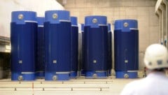 Radioaktive Abfallprodukte aus deutschen Kernkraftwerken im Zwischenlager Philippsburg