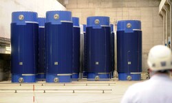 Radioaktive Abfallprodukte aus deutschen Kernkraftwerken im Zwischenlager Philippsburg