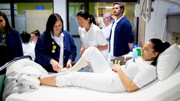 Ausbildung in der Gesundheits- und Krankenpflegeschule in St. Pölten