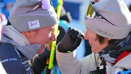 Sandra Flunger (re., mit Lena Häcki-Groß)