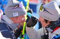 Sandra Flunger (re., mit Lena Häcki-Groß) (Bild: GEPA)