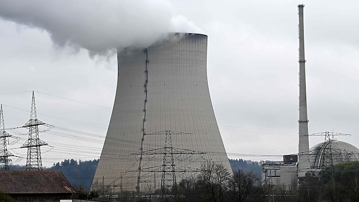 Das AKW Isar kurz vor seiner Stilllegung im Jahr 2023