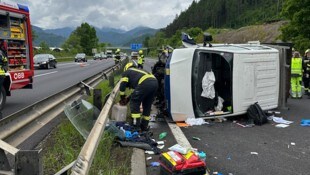 Heftige Bilder von der A9