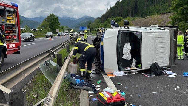 Heftige Bilder von der A9