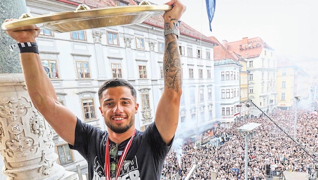 Fan-Liebling Jusuf Gazibegovic ist beim großen Finale seines Ex-Klubs im Stadion dabei.