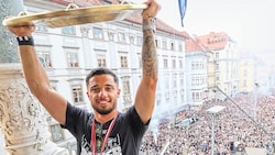 Fan-Liebling Jusuf Gazibegovic ist beim großen Finale seines Ex-Klubs im Stadion dabei. (Bild: GEPA)