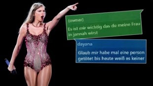 Vor dem geplanten Anschlag auf ein Taylor-Swift-Konzert in Wien hat der Hauptverdächtige viel gechattet – auch mit einer jungen Frau, mit der er gemeinsam einen Märtyrertod sterben wollte. (Bild: Krone KREATIV/zVg, APA picturedesk)