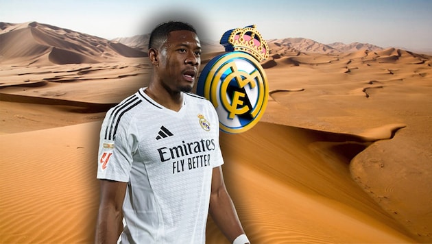 Die Zukunft von David Alaba bei Real Madrid ist ungewiss.Zieht‘s ihn in die Wüste? 