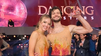 Aaron Karl und Tanzpartnerin Katya Mizera holten sich den „Dancing Stars“-Sieg. (Bild: ORF/Hans Leitner)
