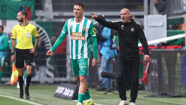 Rapid-Coach Stefan Kulovits (re.)