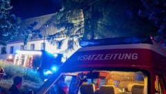Die Feuerwehr löschte den Brand rasch ab.