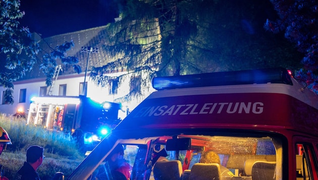 Die Feuerwehr löschte den Brand rasch ab.