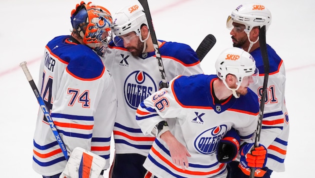 Jubel bei den Oilers